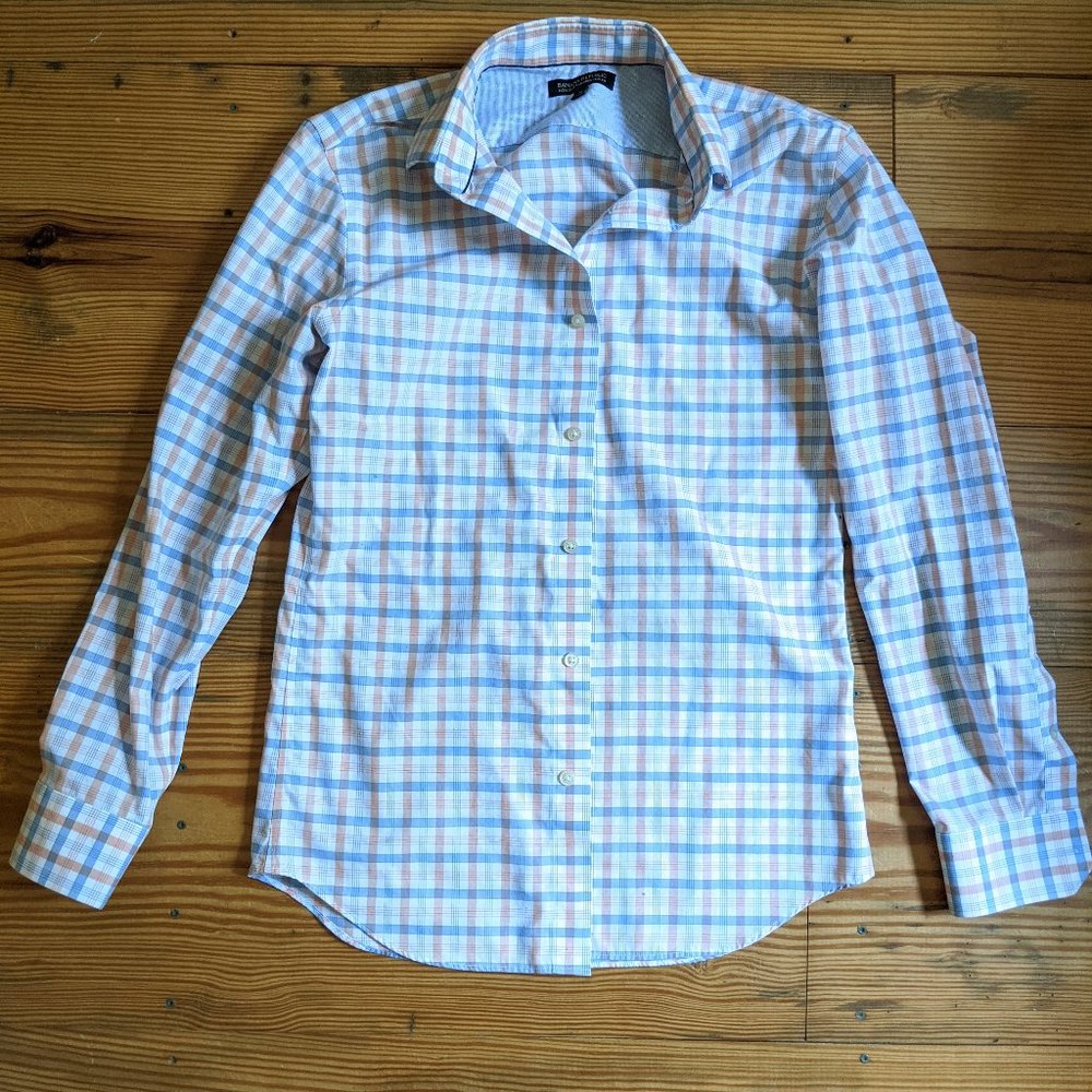 Banana Republic Slim Fit Button Up Dress Shirt Sm